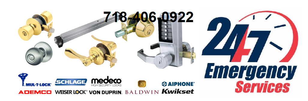 Queens New York Emergency 24 Hour Emergency locks , doors and all kind of Commercial Residential locks and doors repair service and automotive car key Licensed Locksmith Services on Rockaway  Blvd NY 11416  
