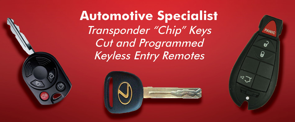 Transponder smart car key locksmith