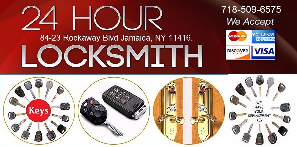 Emergency 24 HOUR Auto LOCKSMITH Queens Blvd LONG ISLAND City NY Queens NY 24 Hour Locksmith on Rockaway Blvd City 11416 NY